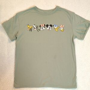 Green T-Shirt with Disney Classic Characters